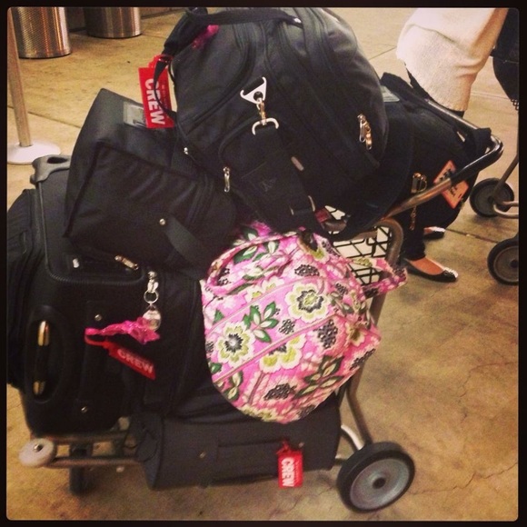 Vera Bradley Priscilla Pink Travel Duffel - Picture 4 of 4