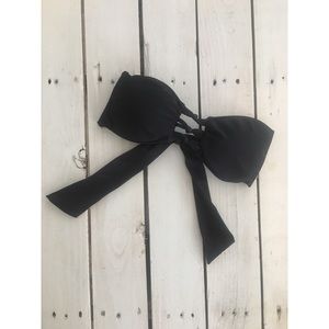 Black Bandeau Bikini Top