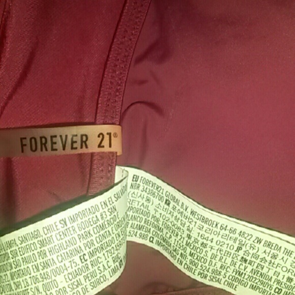 Maroon Forever 21 Bikini Top- Never Used! - Picture 2 of 2