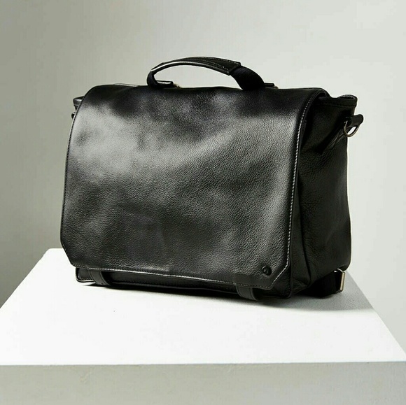 state leather backpack