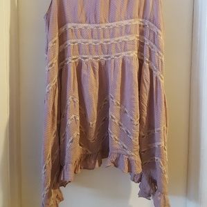 Free People Voile Lace Trapeze Slip