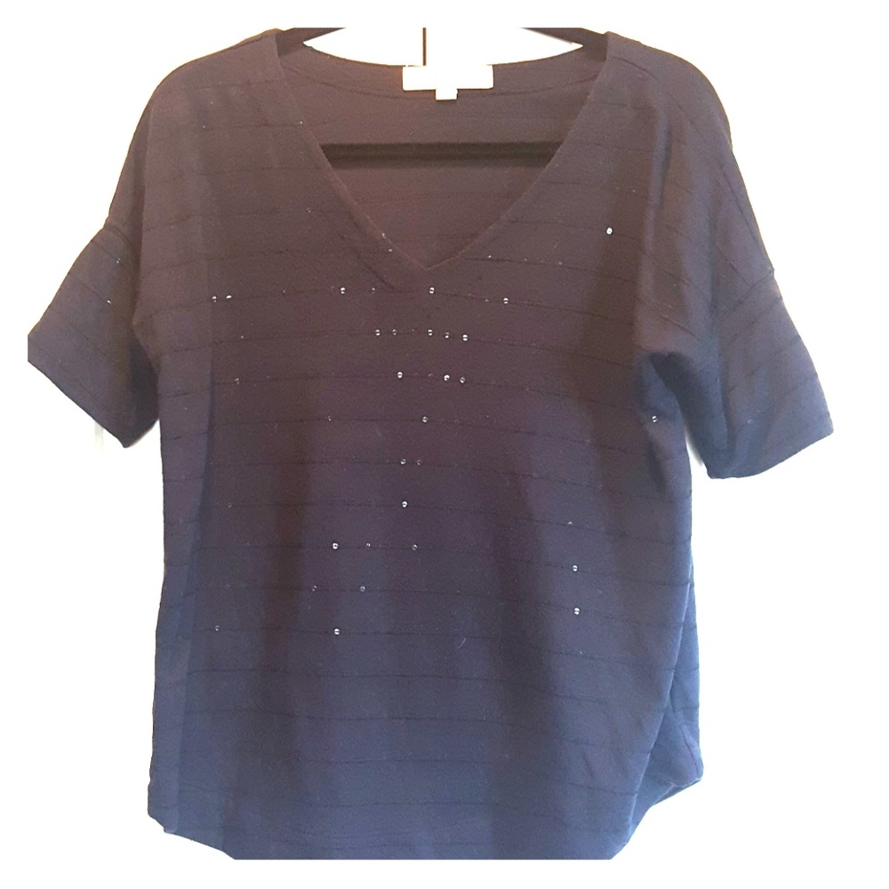 The "sparkle and shine" Loft V-neck Top