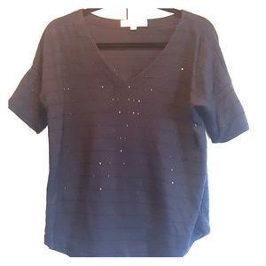The "sparkle and shine" Loft V-neck Top