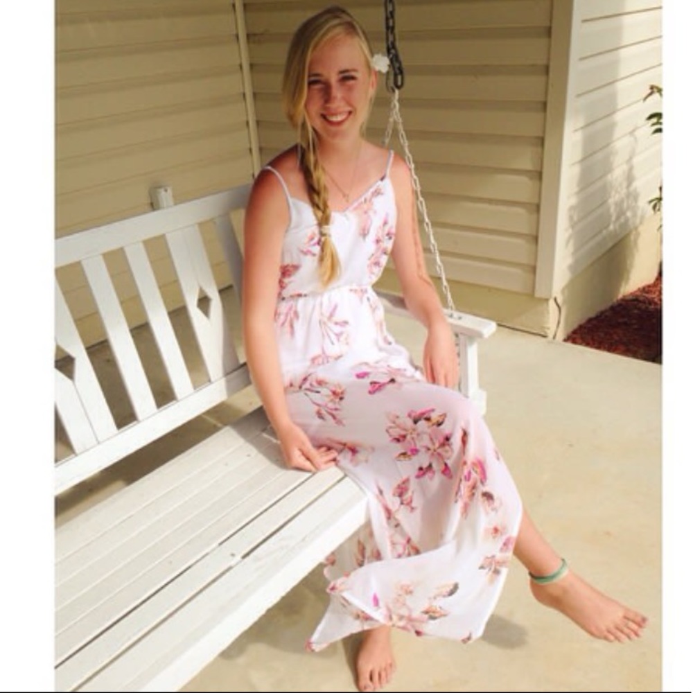 Cotton On white floral dress!