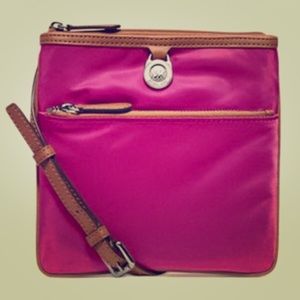 Michael Kors Cross Body Magenta Purse