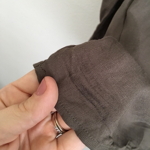 Olive Bell Sleeve Boho Romper - Picture 3 of 5