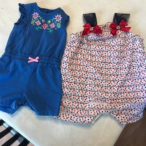 Two baby rompers so cute perfect condition!