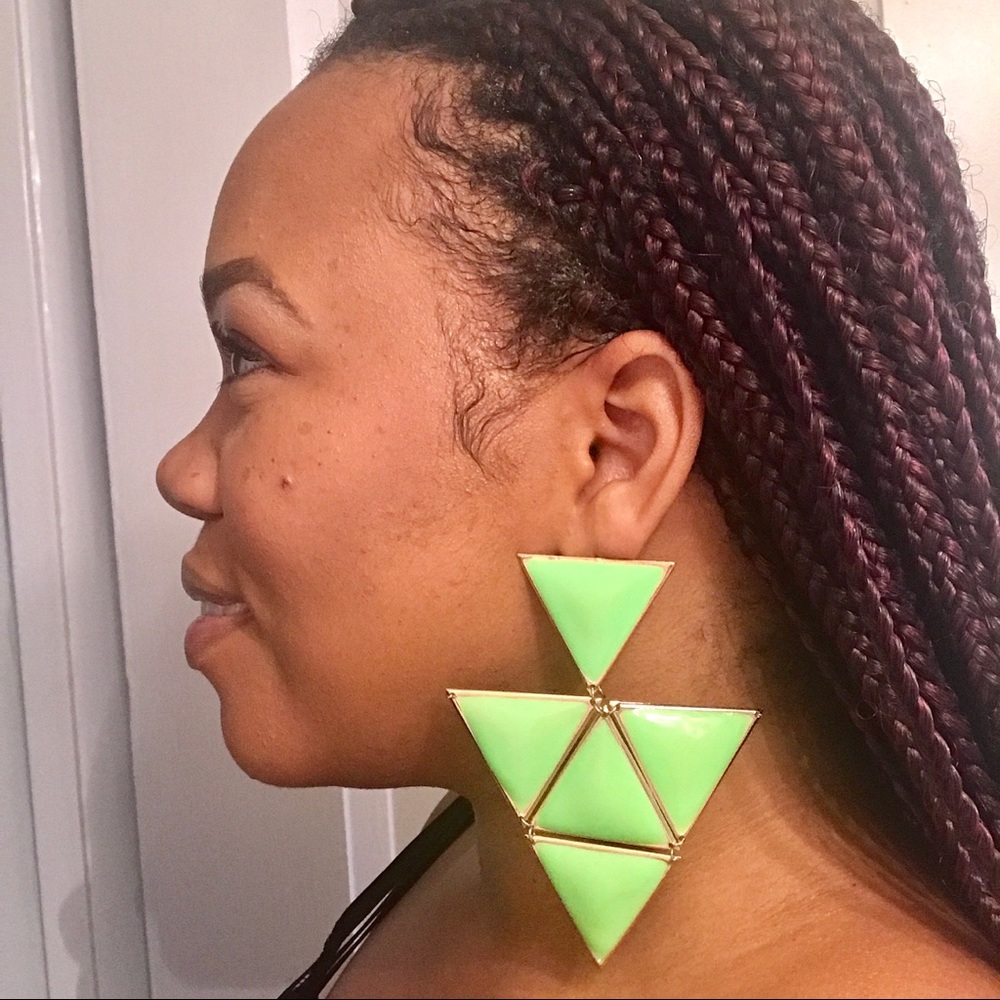 Geometric Statement Earrings