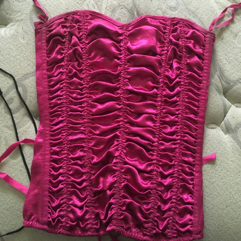 Pink fredricks corset