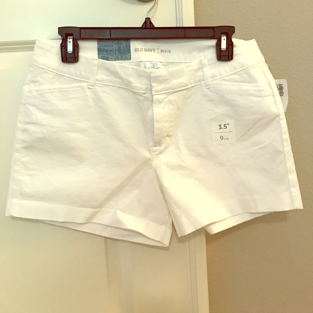 White Pixie Shorts