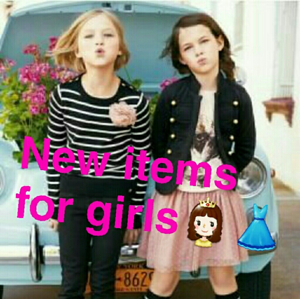 Young girls shop