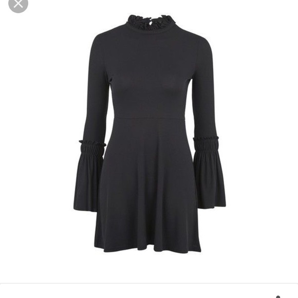 Topshop Dresses & Skirts - Black Topshop skater fit/flare dress