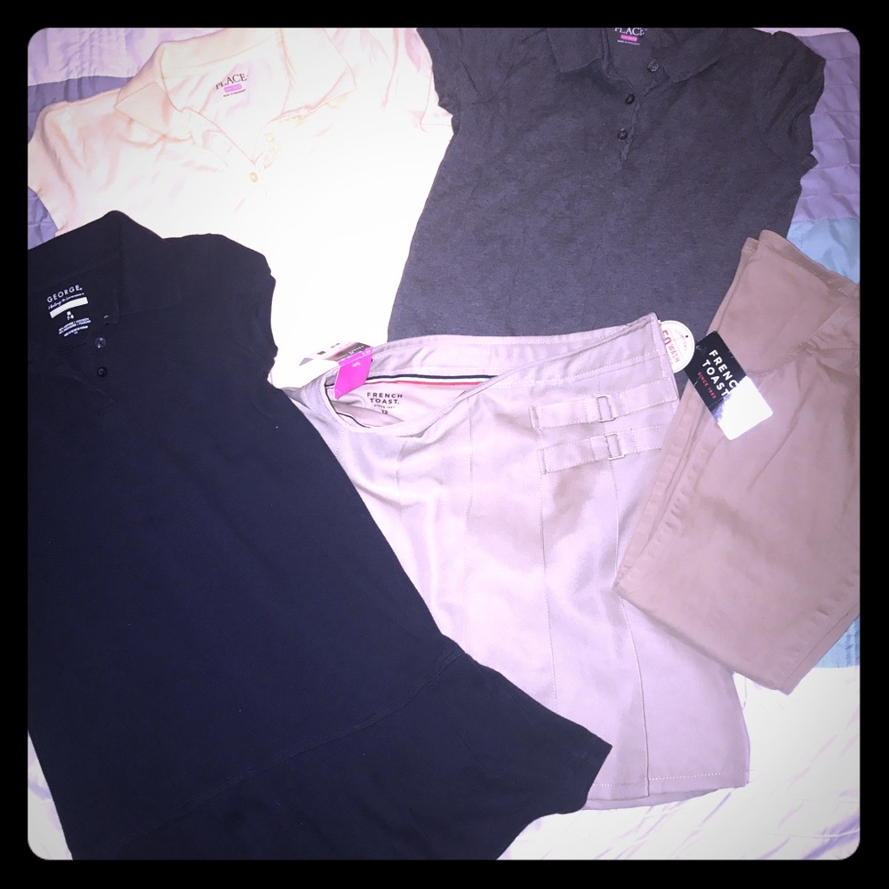 Girls school uniforms 10/12