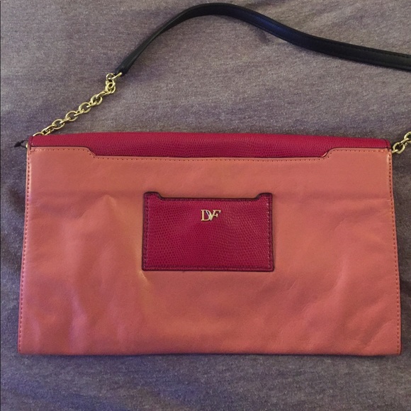 🧡💛💚💙❤️ New Gorgeous clutch DianevonFurstenberg - Picture 2 of 4