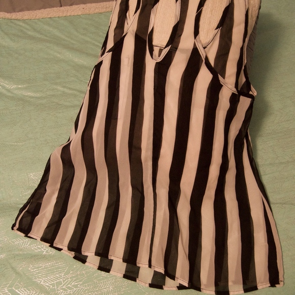 Navy & White Stripe Tank - Picture 2 of 2