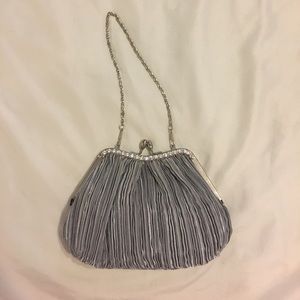 Formal Silver Clutch