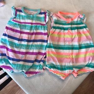 Two newborn one pieces!!