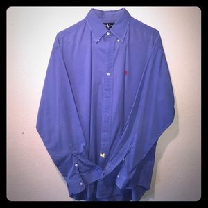 Polo by Ralph Lauren blue long sleeve button up