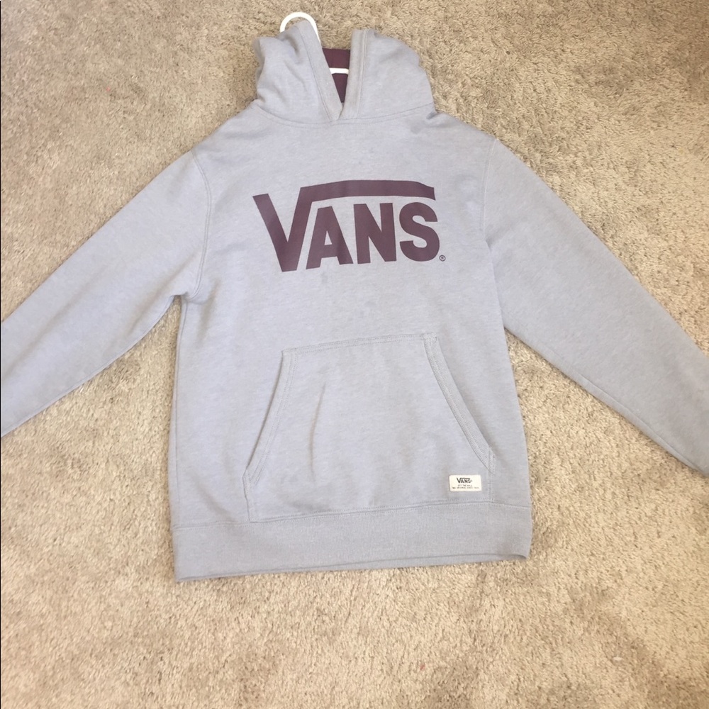 Youth Boys Vans grey & maroon sweatshirt 💓