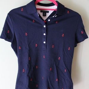 Tommy Hilfiger Navy Anchor Polo