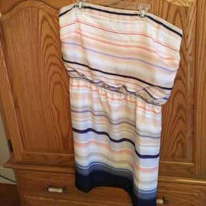 White House Black Market strapless dress