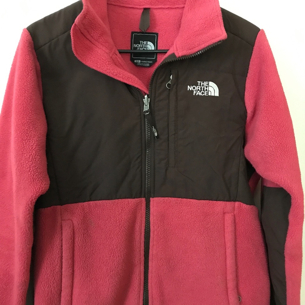 PINK/BROWN Women's North Face Jacket