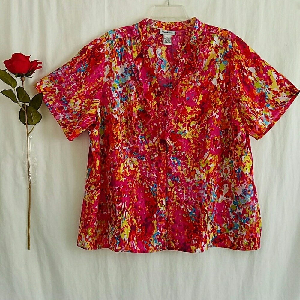 MODERN ESSENTIALS BLOUSE. SIZE 2X