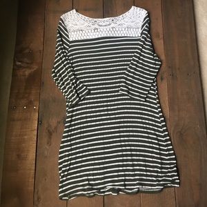 3/4 length Pink Blush Shirt