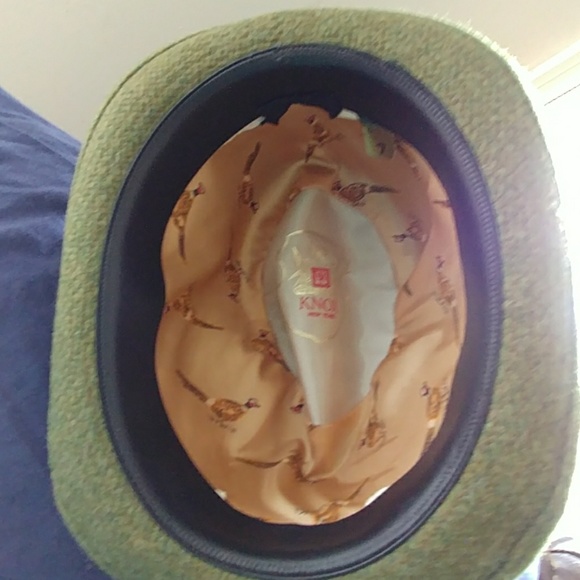 MENS KNOX NY SUEDE AND WOOL FEDORA HAT SIZE 7 - Picture 4 of 8
