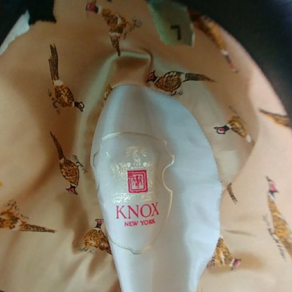 MENS KNOX NY SUEDE AND WOOL FEDORA HAT SIZE 7 - Picture 6 of 8