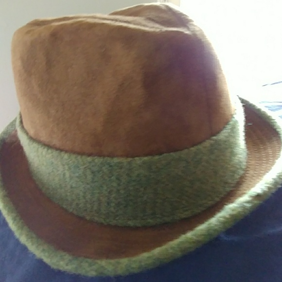 MENS KNOX NY SUEDE AND WOOL FEDORA HAT SIZE 7 - Picture 7 of 8