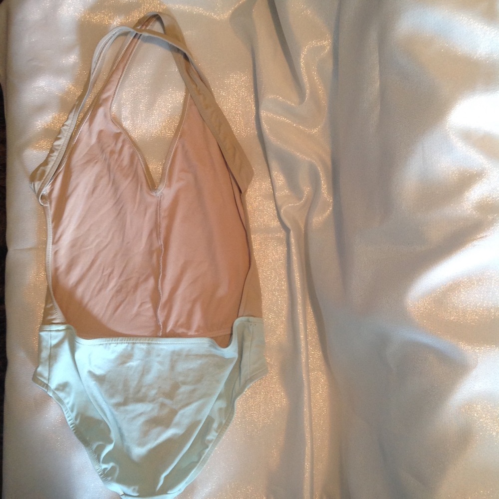 CK tan & sea foam backless one-piece - Picture 4 of 8