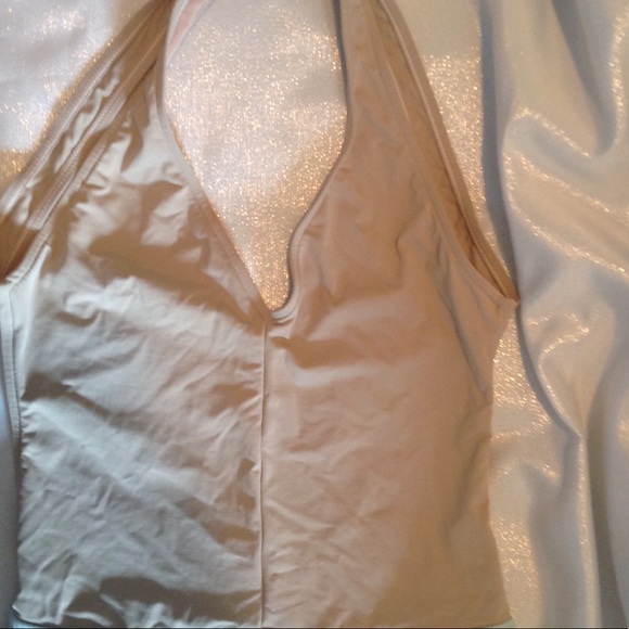 CK tan & sea foam backless one-piece - Picture 2 of 8