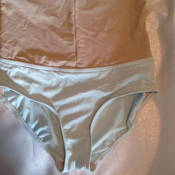 CK tan & sea foam backless one-piece - Picture 3 of 8