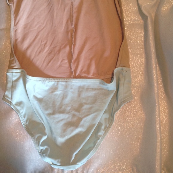 CK tan & sea foam backless one-piece - Picture 5 of 8