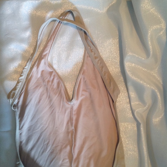 CK tan & sea foam backless one-piece - Picture 6 of 8