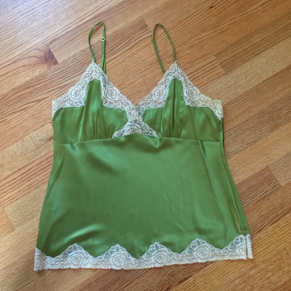 Silk Spaghetti Strap Top