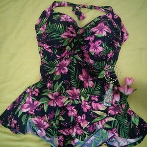 +B.Belle Tropical Sunset Swimsuit