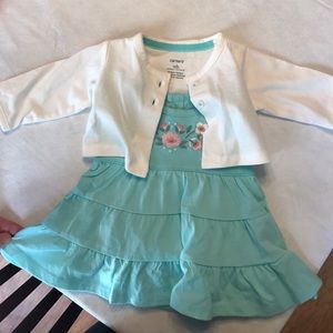 Carters newborn baby girl dress!