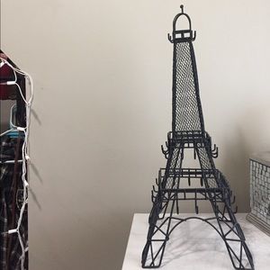 Black Eiffel Tower jewelry rack