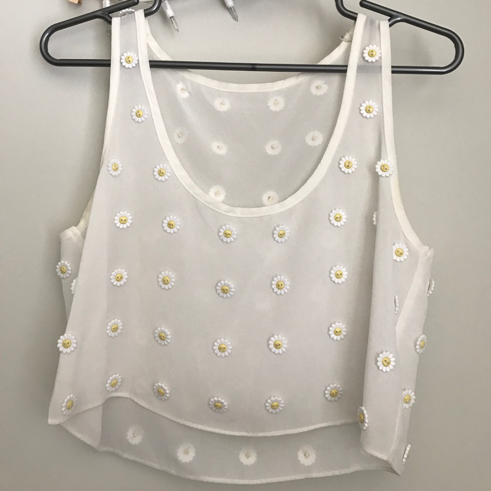 LF Daisy Cropped Tank