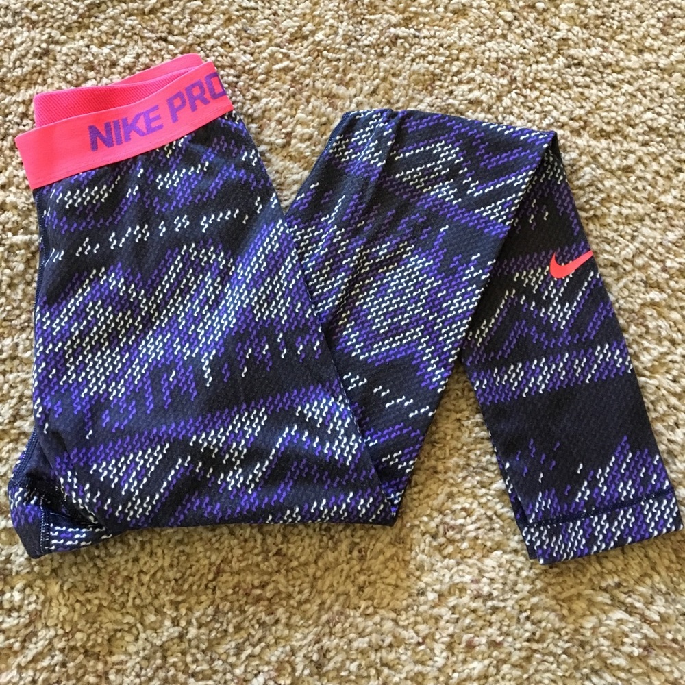 Nike pro fleece lined leggings