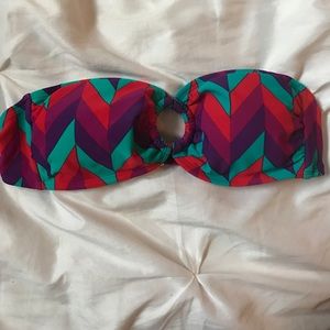 Bandeau bikini top
