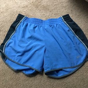 Baby Blue & Navy Blue Dri Fit NIKE running shorts!