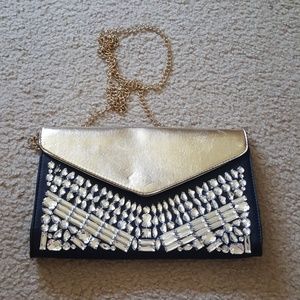 Rhinestone clutch or crossbody