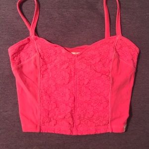 Hollister co cropped tank. Size M