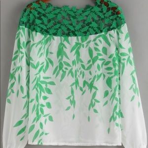 Boat neck lace top
