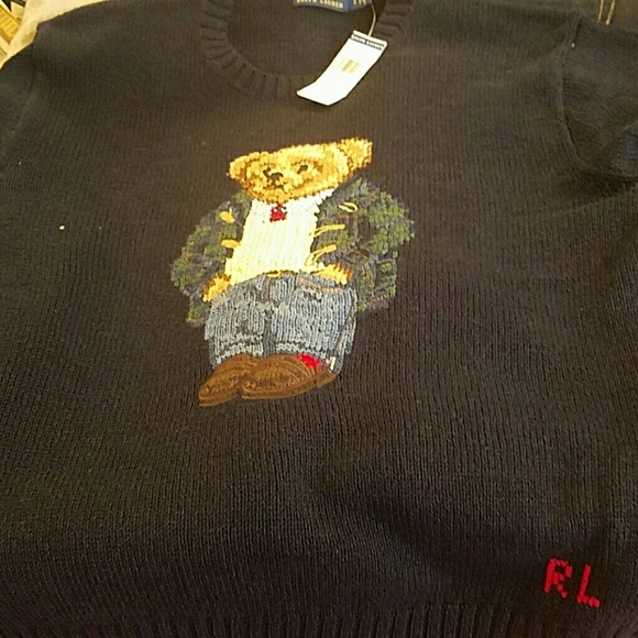 HP X3  Polo Ralph Lauren polo bear sweater - Picture 2 of 4