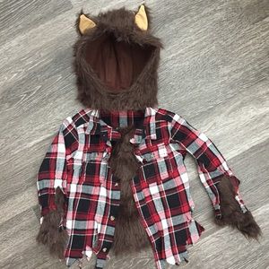 Kids werewolf costume
