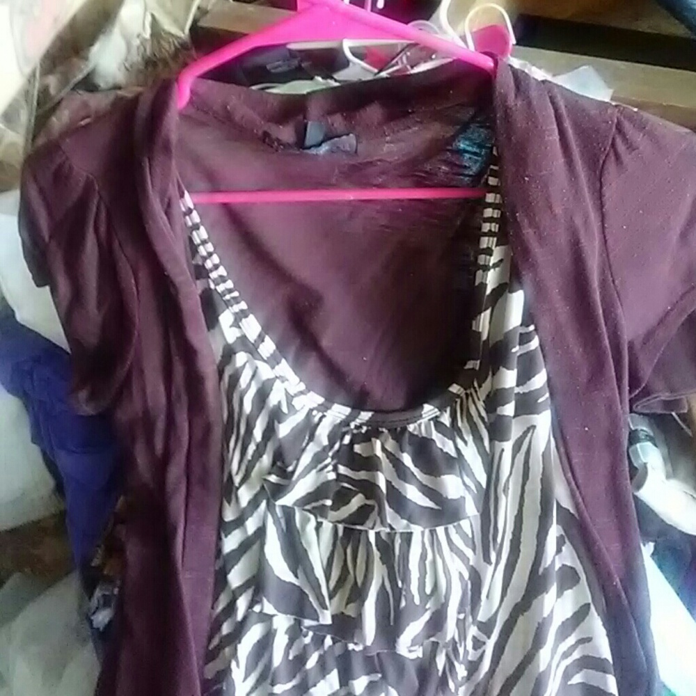 Brown shirt with cover